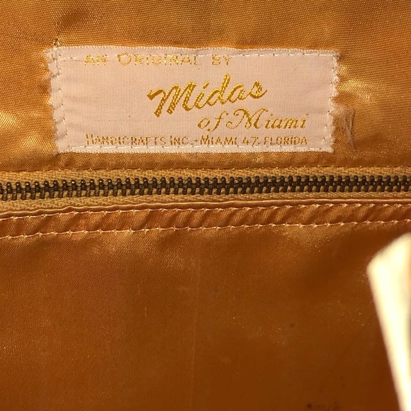 Rare Midas of Miami vintage wicker purse - Picture 8 of 8